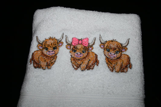 Serviette de bain Irish cow
