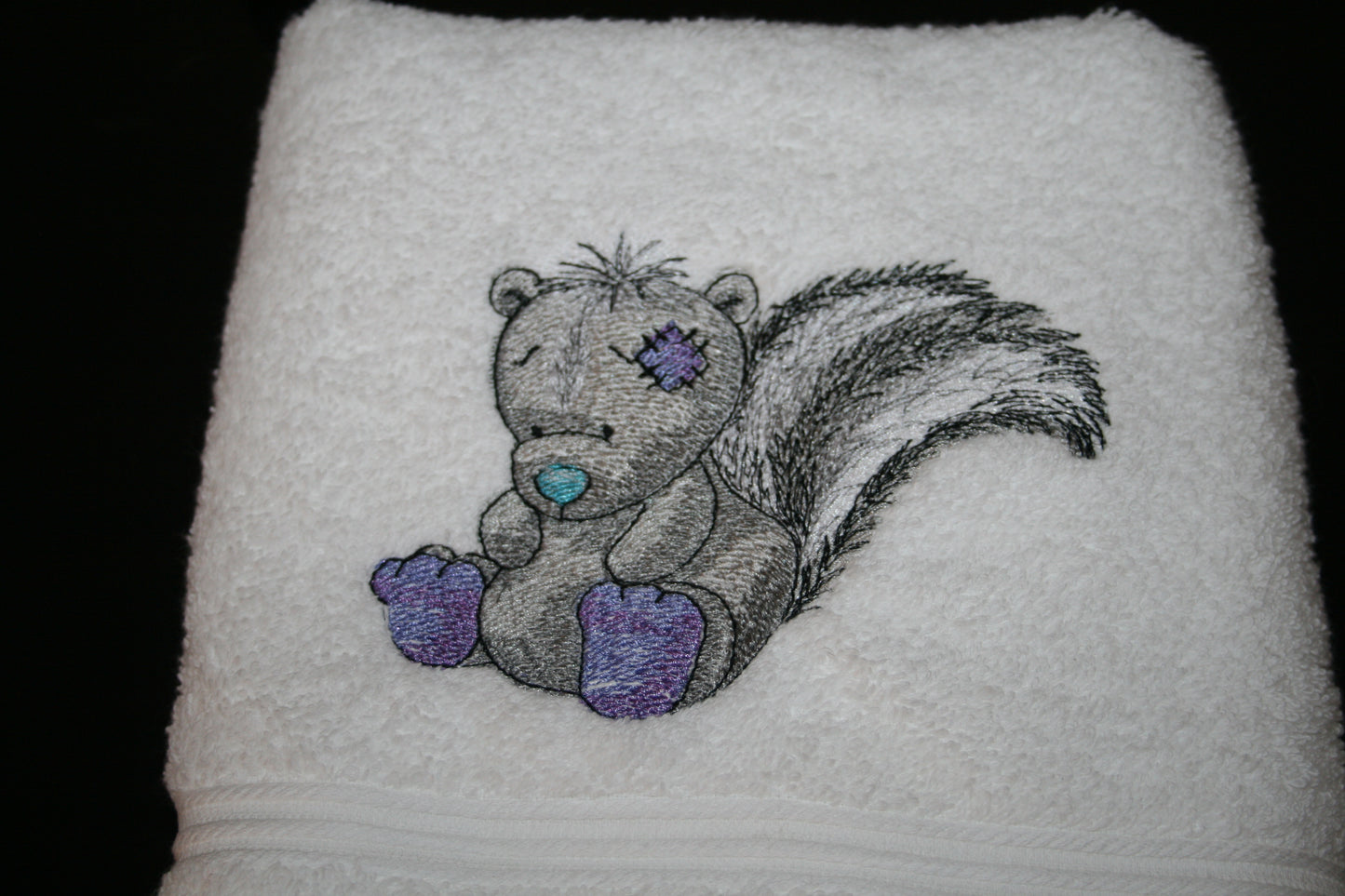 Serviette de bain petit putois