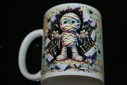 Tasse momie blanche